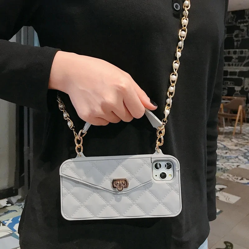 Wallet Handbag Crossbody Phone Case For iPhone