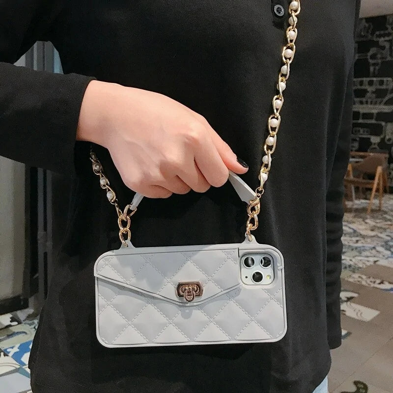 Wallet Handbag Crossbody Phone Case For iPhone