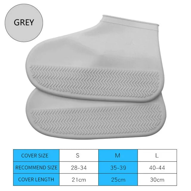 Anti slip Silicone Rain Shoe Covers Reusable Waterproof Shoes Cover Protector