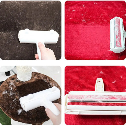 Self-Cleaning Pet Hair Remover Roller for Furniture