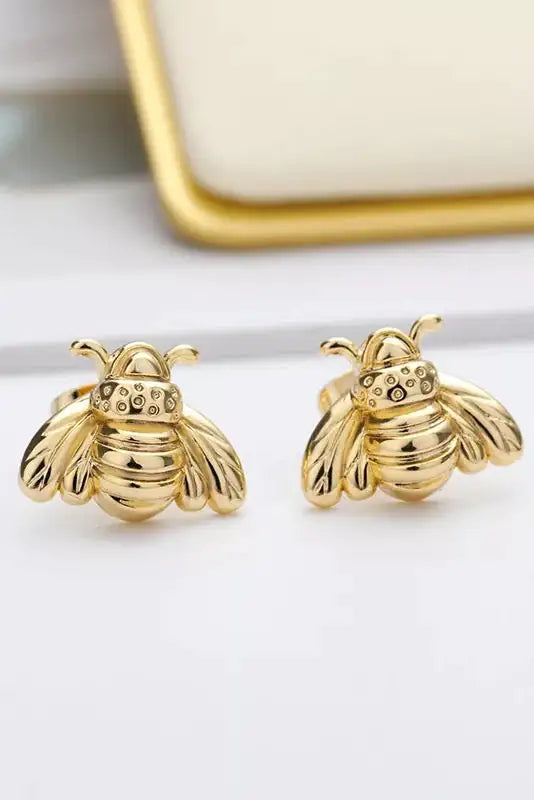 Bumble Bee Stud Earrings