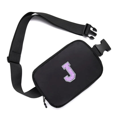 Belt bag Fanny pack crossbody bags for women Everywhere belt bag (BLACK-J) BLACK-J