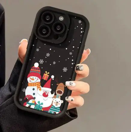 Santa Claus Phone Case Frosted for Apple