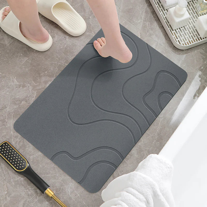 Non-Slip Diatom Absorbent Bathroom Mat