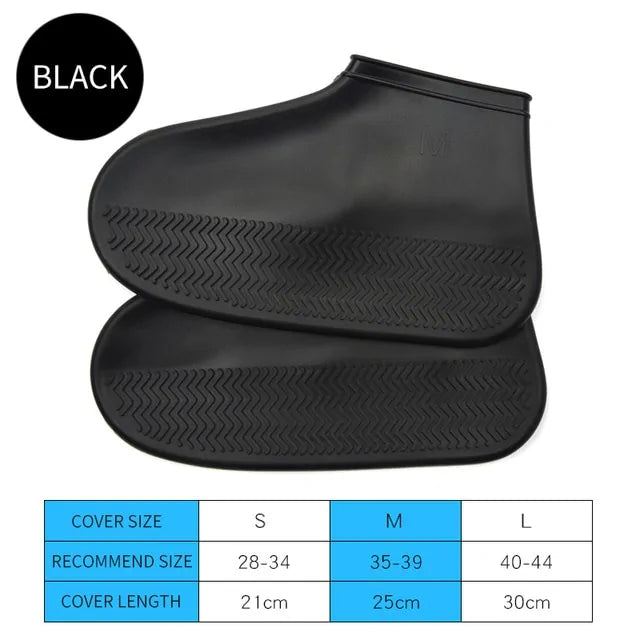 Anti slip Silicone Rain Shoe Covers Reusable Waterproof Shoes Cover Protector