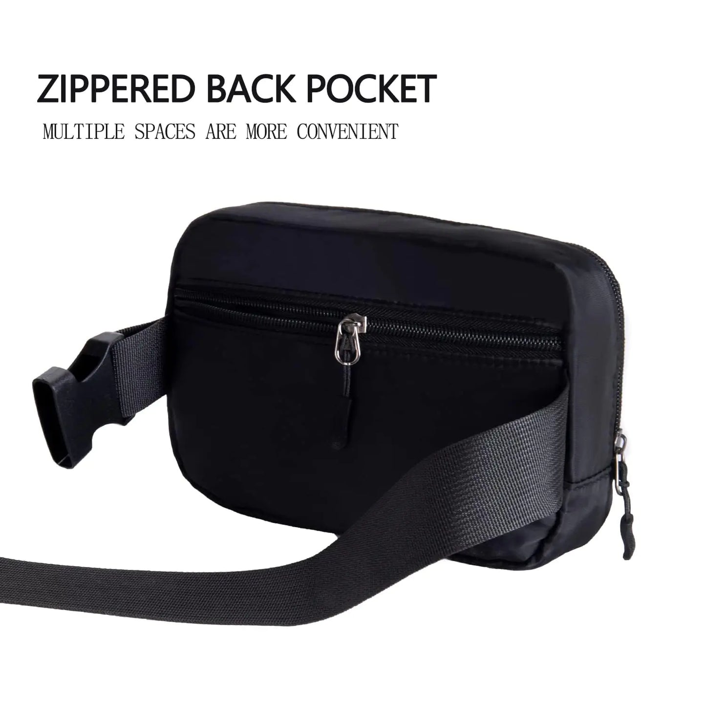 Belt bag Fanny pack crossbody bags for women Everywhere belt bag (BLACK-J) BLACK-J