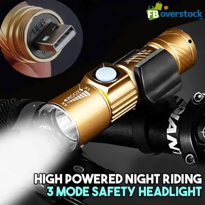 Night Riding 3 Mode Safety Headlight for Cycling