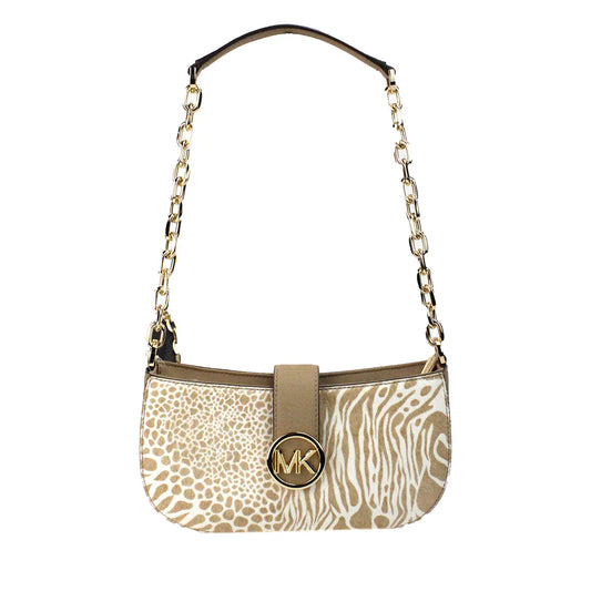 Michael Kors Carmen Small Haircalf Pouchette Shoulder Bag