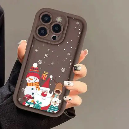 Santa Claus Phone Case Frosted for Apple