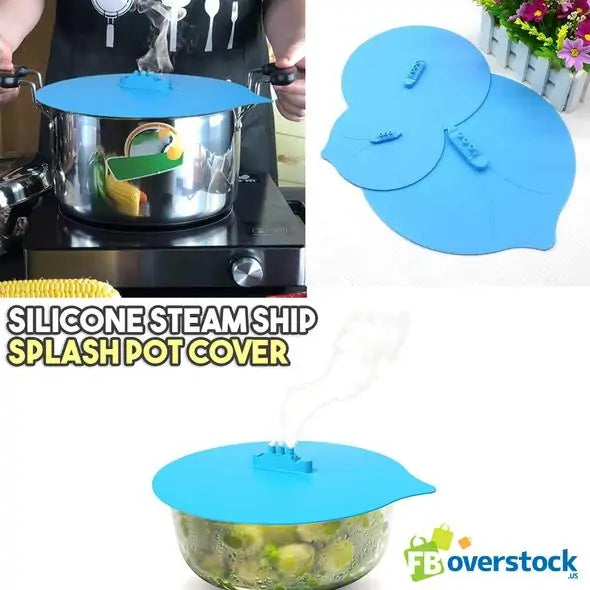 Silicone Steam Ship Splash Pot Cover